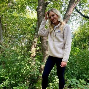 Women's Retro Pile Fleece Marsupial Small S